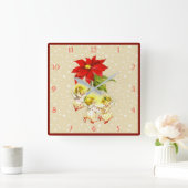 Kerstdansende Baby Angels wandklok