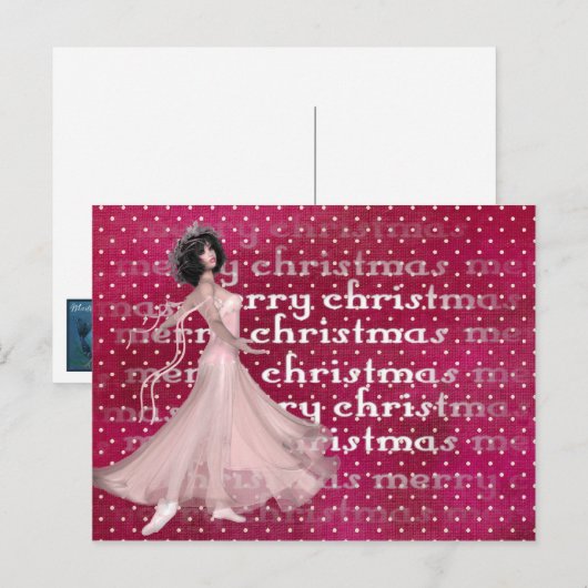 Kerstdanser - Vakantie/Ballerina Briefkaarten (Voorkant / Achterkant)