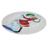 Kerstdansers snijplank (Hoek)