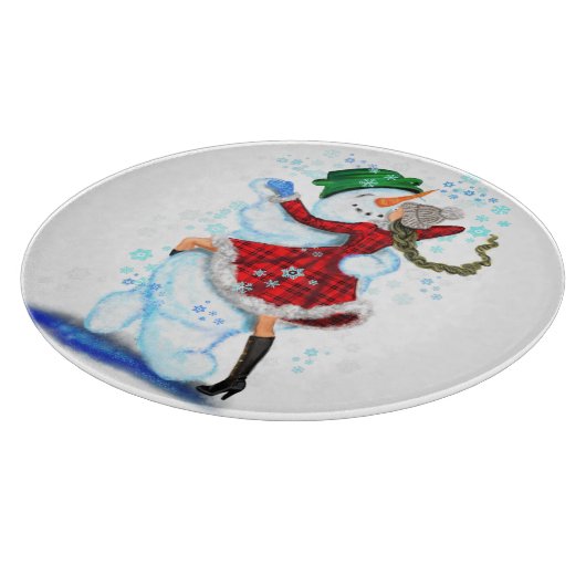 Kerstdansers snijplank (Hoek)