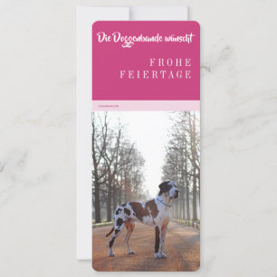 kerstdanskaarten feestdagenkaart