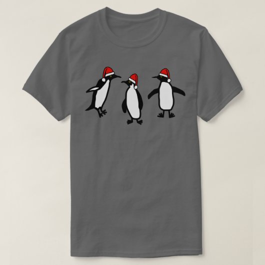 Kerstdanspinguïns T-shirt (Design voorkant)