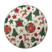 kerstdartboard dartbord (Voorkant)