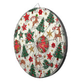 kerstdartboard dartbord (Voorkant Rechts)