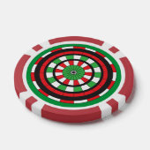 kerstdartboard pokerchips (Enkel)