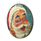 kerstdartbord met Jolly Santa Claus Dartbord (Voorkant Rechts)