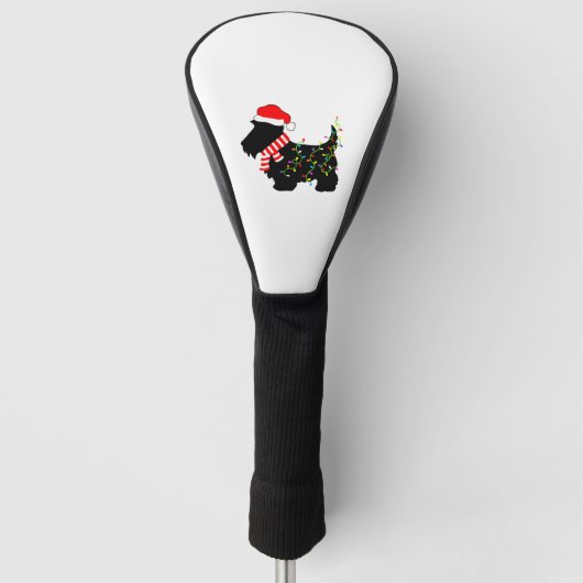 kerstdasje met licht golfheadcover (Voorkant)