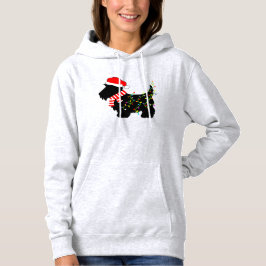 kerstdasje met licht hoodie