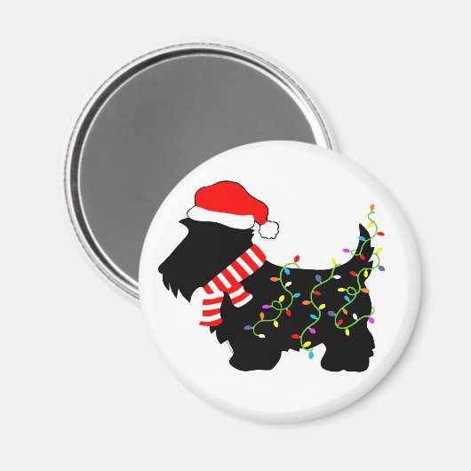 kerstdasje met licht magneet (Voorkant / Achterkant)