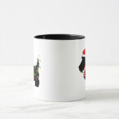 kerstdasje met licht mok (Midden)