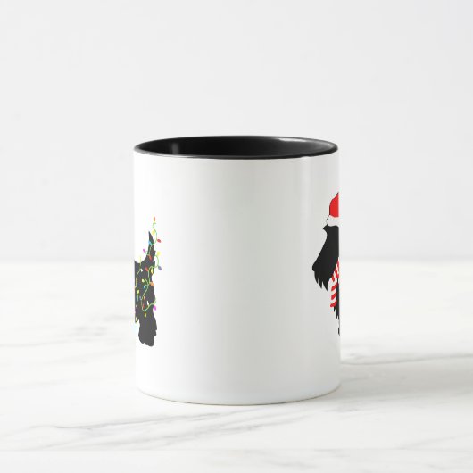 kerstdasje met licht mok (Midden)