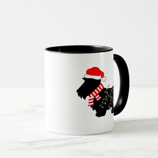 kerstdasje met licht mok (Voorkant rechts)