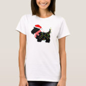 kerstdasje met licht t-shirt (Voorkant)