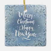 Kerstdatumscript aanpassen keramisch ornament (Voorkant)