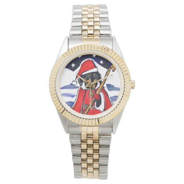 KERSTDAXELHOND HORLOGE (Voorkant)