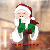 Kerstdecalen Aangepaste kerstcadeauvenster Decaal Raamsticker (Vel 2)