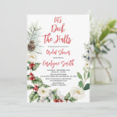 Kerstdecennium: uitnodiging van de zangbridal (Staand voorkant)