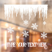 Kerstdecibel niet-seculiere feestdagen raamsticker (Vel 2)