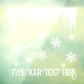 Kerstdecibel niet-seculiere feestdagen raamsticker (Vel 3)