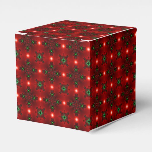 Kerstdeco in Retrostijl Bedankdoosjes (Voorkant Zijde)