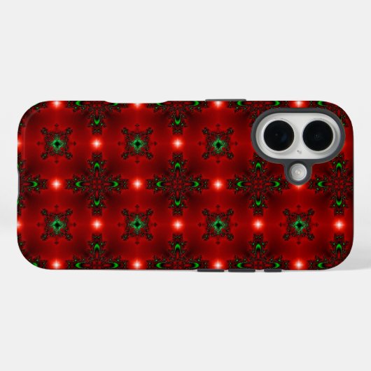 Kerstdeco in Retrostijl Case-Mate iPhone Case (Achterkant (horizontaal))