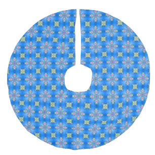 Kerstdeco in Retrostijl Imitatie Linnen Kerstboom Kleed