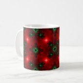 Kerstdeco in Retrostijl Koffiemok (Voorkant links)