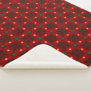 Kerstdeco in Retrostijl Sherpa Deken