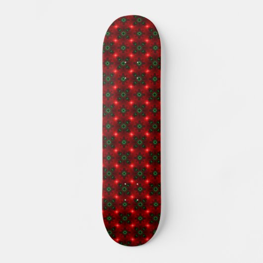 Kerstdeco in Retrostijl Skateboard (Voorkant)