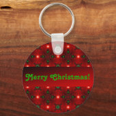 Kerstdeco in Retrostijl Sleutelhanger (Voorkant)