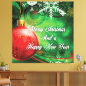 kerstdecor canvas afdruk (Insitu (Woonkamer))