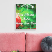 kerstdecor canvas afdruk (Insitu (Woonkamer))