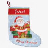 Kerstdecor Dancing Santa Claus Classic Kleine Kerstsok (Voorkant)