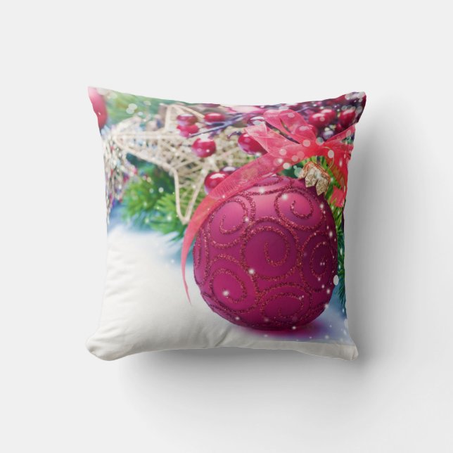 Kerstdecor dubbele kussen (Voorkant)