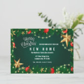 Kerstdecor-feestdag Kaart (Staand voorkant)