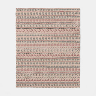 Kerstdecor Fleece Deken