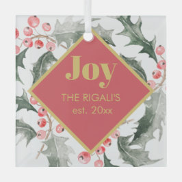 kerstdecor glas ornament