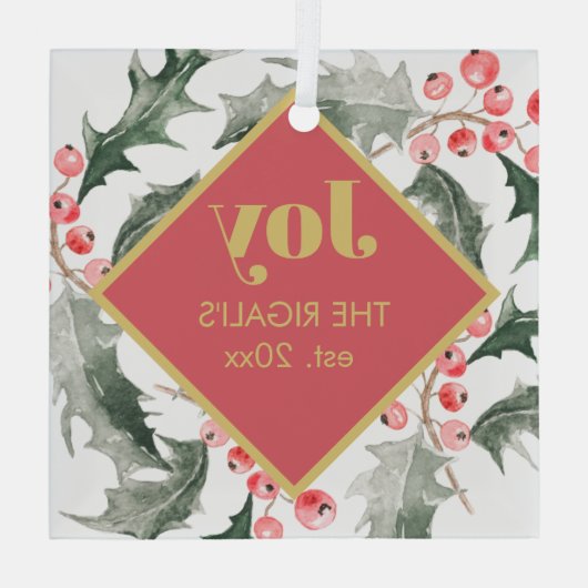 kerstdecor glas ornament (Achterkant)