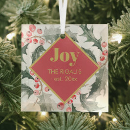kerstdecor glas ornament