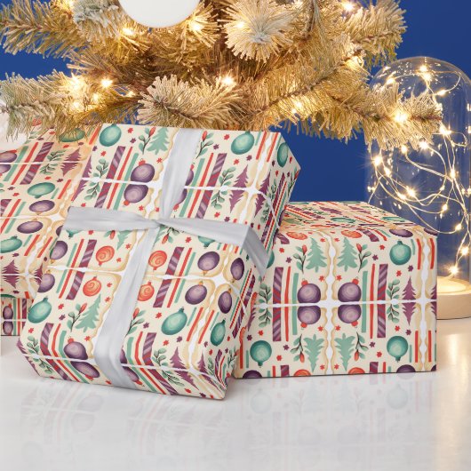 Kerstdecor Holiday Cheer Cadeaupapier (Feestdagen)