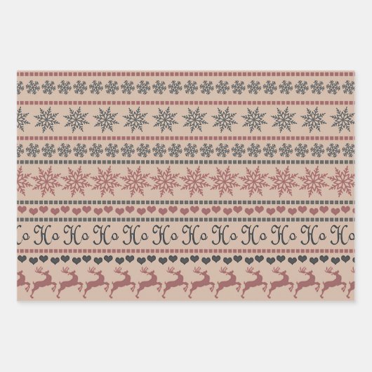 Kerstdecor Inpakpapier Vel (Voorkant 2)