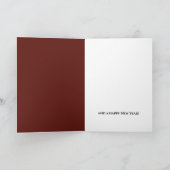 Kerstdecor, kerstgroet kaart (Binnen)