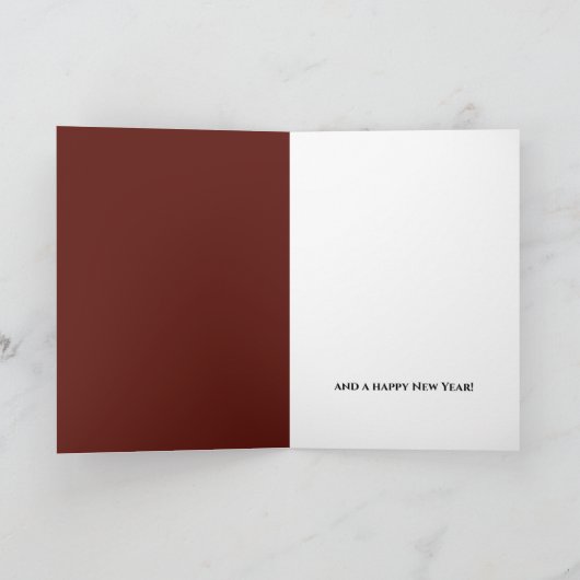 Kerstdecor, kerstgroet kaart (Binnen)