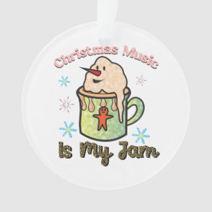 Kerstdecor muziek is mijn jam ornament