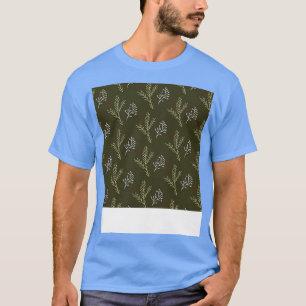 kerstdecor-patroon t-shirt