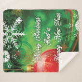 kerstdecor sherpa deken (Voorkant (horizontaal))