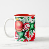 kerstdecor tweekleurige koffiemok (Links)