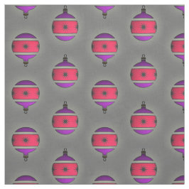 Kerstdecor voor seizoensbomen op grijs stof