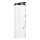Kerstdecoratie bij rendieren - dierproeven thermosbeker (Gedraaid links)