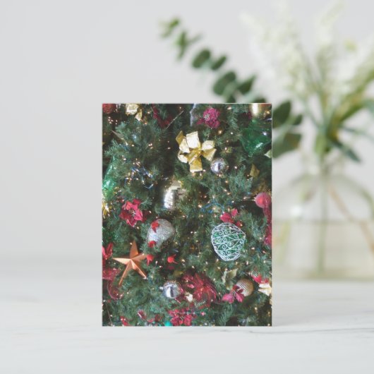 kerstdecoratie-Briefkaart Feestdagenkaart (Staand voorkant)